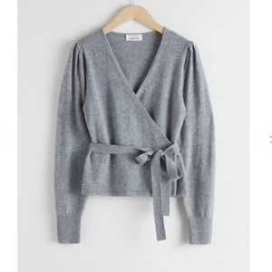 Other Stories Wool wrap cardigan